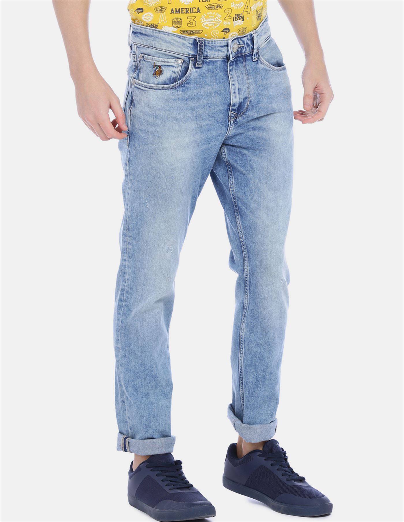 U.S.Polo Assn. Men Casual Wear Blue Jeans